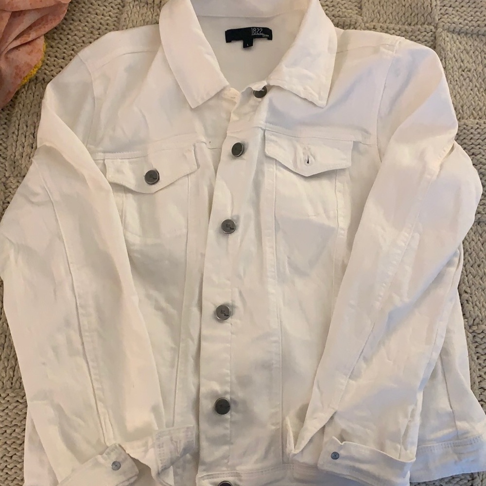 White Jean Jacket